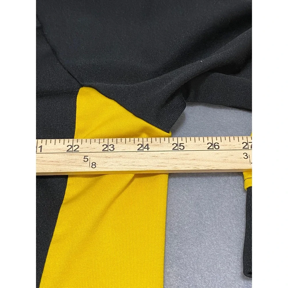 Polo‎ Sport Ralph Lauren RL-67 Track Jacket Mens XL Black Yellow Vintage 90s Zip